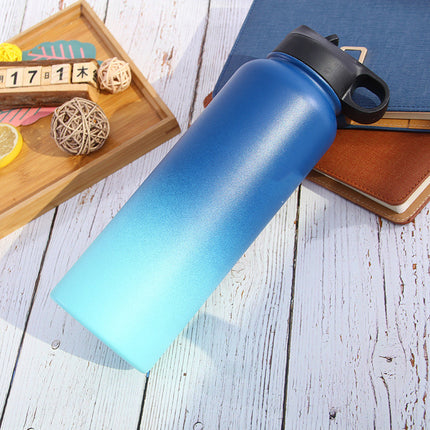 Stainless Steel Wide-mouth Outdoor Sports Vacuum Flask - Wnkrs