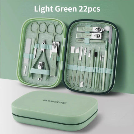 Premium Stainless Steel Nail Care Set - Wnkrs