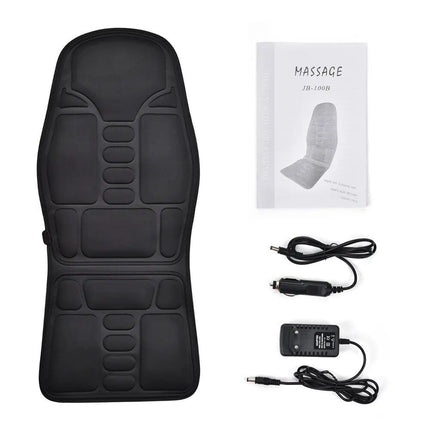 Electric Massage Chair Cushion with Heat & Vibration for Car, Home, and Office - Wnkrs