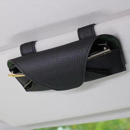 Multi-Function Car Sun Visor Glasses Storage Case - Wnkrs