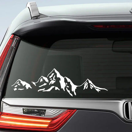 Waterproof Mountain Decal - Vinyl Car Sticker for Laptops and Auto Decor - Wnkrs