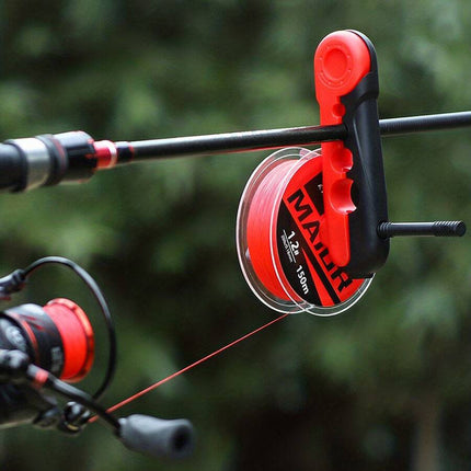 Máquina enrolladora de hilo de pesca portátil para carretes de spinning y baitcasting