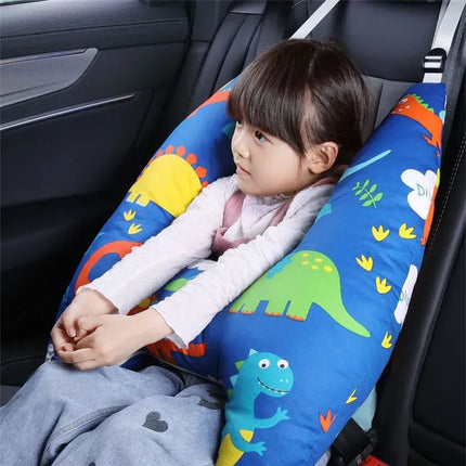 Adjustable Animal Pattern Kids Travel Neck Support Pillow - Wnkrs