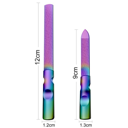 Lime à ongles professionnelle en acier inoxydable