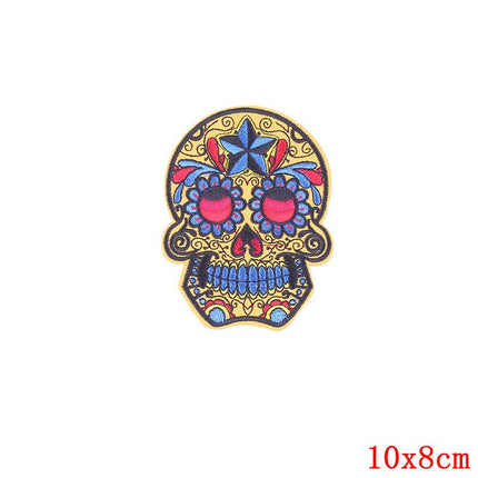 Flower Skull Patch - Wnkrs