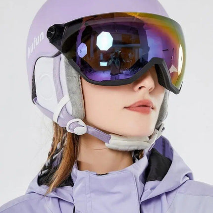 Multi-Functional Ski Helmet with Integrated Visor for Winter Sports - Wnkrs