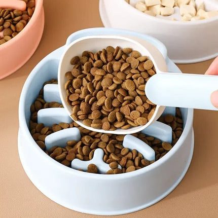 Universal Anti-Gulp Dog & Cat Slow Feeder Bowl - Wnkrs