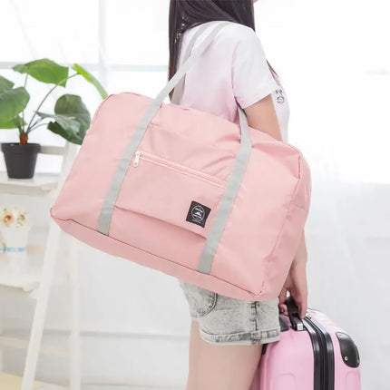 Bolsa de viaje plegable: ligera y de gran capacidad, ideal para mujeres y niñas