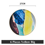 Yellow 6pcs Big