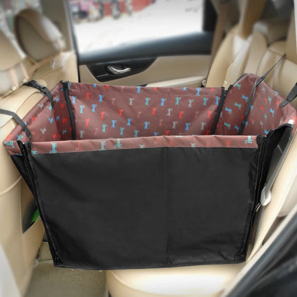 Housse de siège de voiture imperméable pour chien et hamac pliable pour animaux de compagnie - Parfait pour les voyages