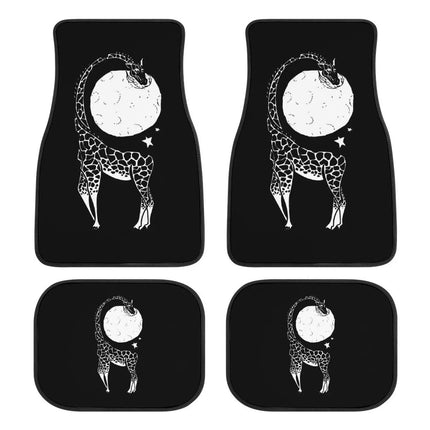 Giraffe Print Universal Car Floor Mats - Wnkrs