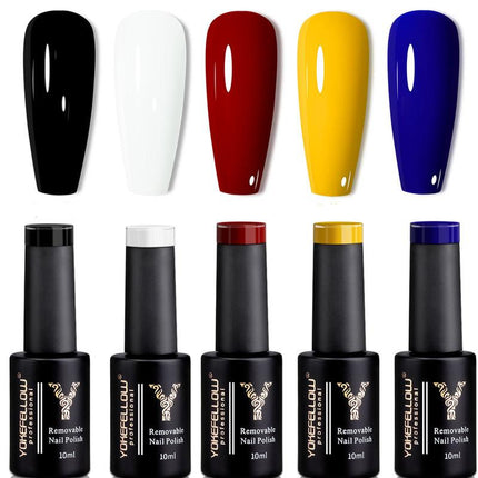 Coffret de vernis à ongles en gel 10 ml – Manucure semi-permanente à séchage rapide pour lampe LED/UV