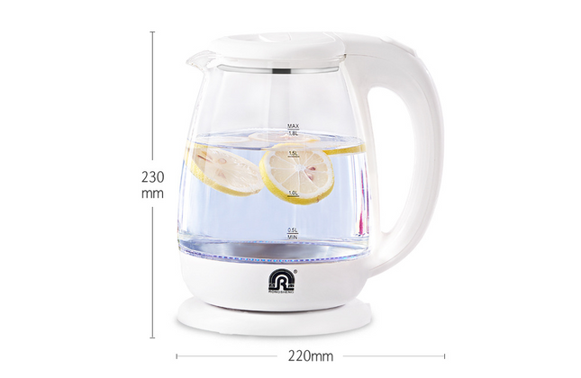 Automatic power off transparent glass electric kettle - Wnkrs