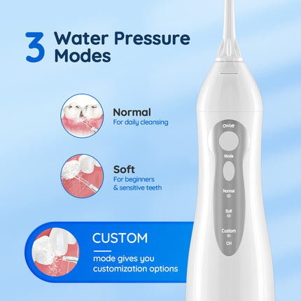 Hydropulseur rechargeable avec 4 buses