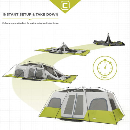 Tente cabine instantanée pour 12 personnes