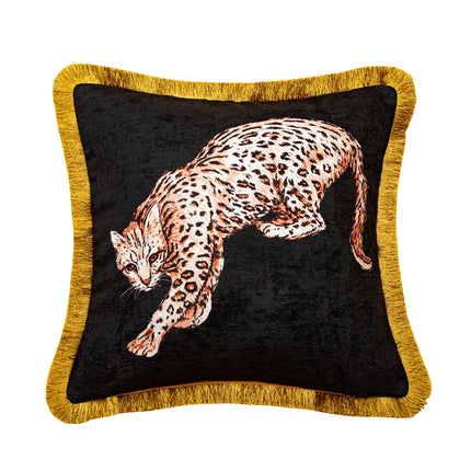 Fashion Leopard Sofa Waist Cushion Tide Brand Pillowcase - Wnkrs