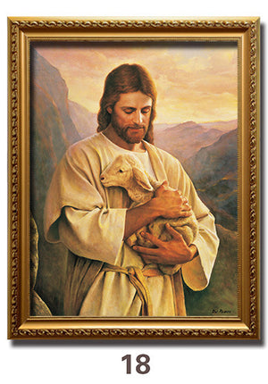 Jesus Portrait Immanuel Lord Christian Decorative Painting - Wnkrs