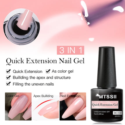 Gel para uñas de extensión rápida