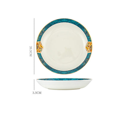 Dinner Plates Ceramic Steak Plate Web Porcelain - Wnkrs