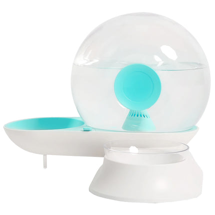 Fontaine à eau automatique en forme d'escargot pour chats et chiens de 2,8 L