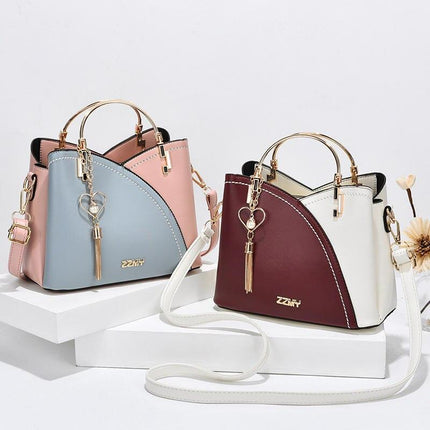 Luxury Fashion Women's PU Leather Bucket Crossbody Bag