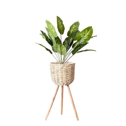 Floor - standing flowerpot straw furniture - Wnkrs