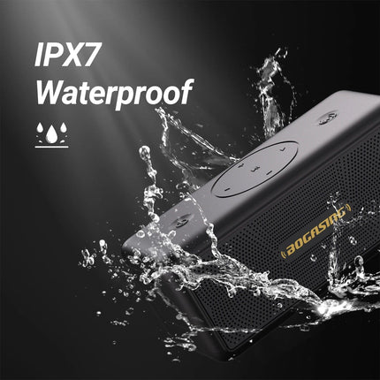 Portable Bluetooth 5.3 Speaker: 40W 360° Stereo Sound, IPX7 Waterproof with 30H Playtime & USB Connectivity - Wnkrs