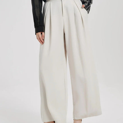 Elegant High-Waist Wide Leg Trousers for Women