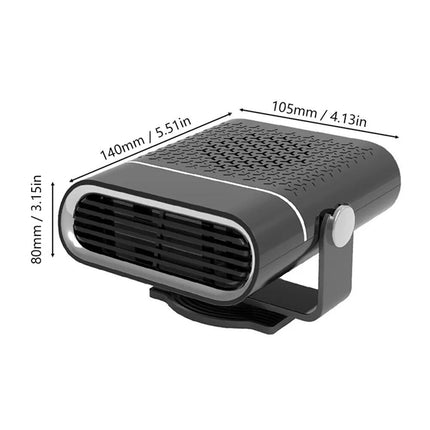 12V Portable Electric Car Heater Fan Fast Window Defrosting & Heating - Wnkrs