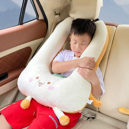 Cute Animal Pattern U-Shape Kids Travel Pillow