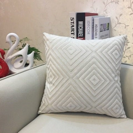 Home Decorative Sofa Throw Pillows Flannel Cushion Cover - Wnkrs