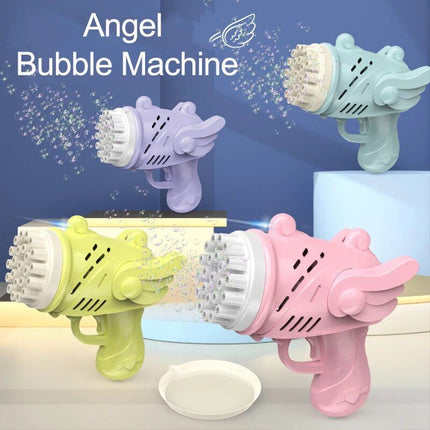 Automatic Angel Rocket Bubble Blower: Elevate Playtime to the Skies! - Wnkrs