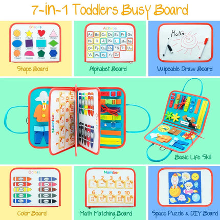 Montessori Toddler Busy Board - Wnkrs