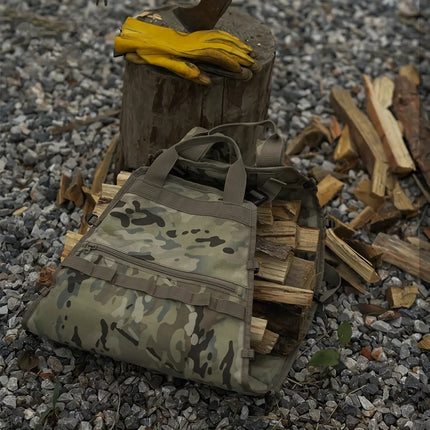 Sac de rangement pour bois de chauffage imperméable à l'eau pour l'extérieur