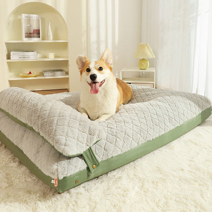 Cama de invierno de lujo para perros