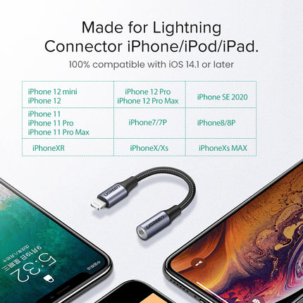 Lightning to 3.5mm Headphone Adapter