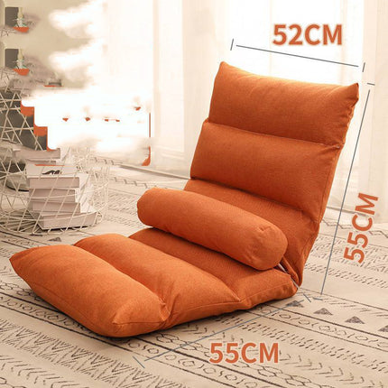 Bed Backrest Floor Small Sofa Folding Single Bay Window Computer Recliner - Wnkrs