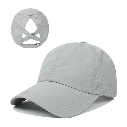 Casquette de baseball de sport en maille d'été pour femme