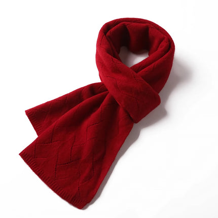 Luxurious Women’s Merino Wool Knit Scarf – Warmth & Style