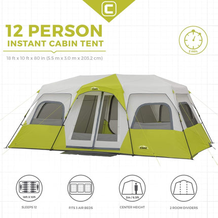 Tente cabine instantanée pour 12 personnes