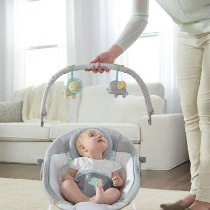 Deluxe Soothing Bouncer: Vibrating Plush Seat & Music Bed Chaise with 8 Melodies - Wnkrs