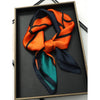 Naranja y negro