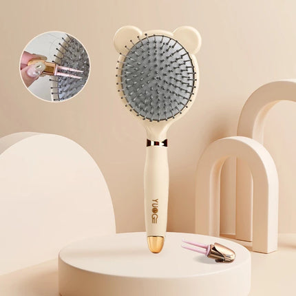 Portable Heart-Shaped Scalp Massage Comb for Curly Hair, High-Level, Antistatic Design