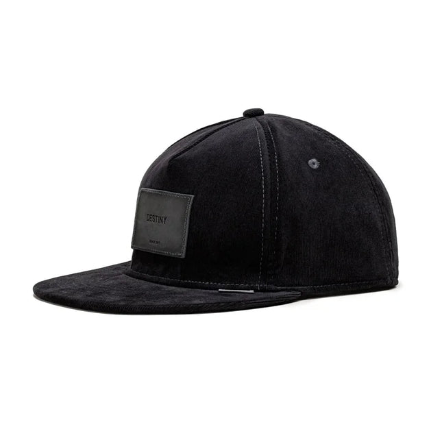Vintage Corduroy Wide-Brimmed Baseball Cap