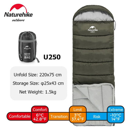 Ultralight Waterproof Envelope Cotton Quilt Sleeping Bag - Wnkrs