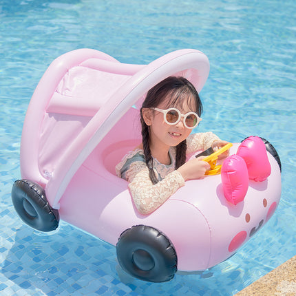 Asiento de natación inflable estilo automóvil para niños