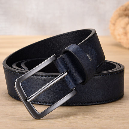 Ceinture en cuir PU de style vintage pour hommes