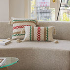 45x45cm / Red Green Stripes