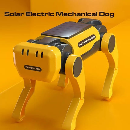 Eco-Friendly Solar-Powered DIY Mechanical Dog Robot Kit - Wnkrs