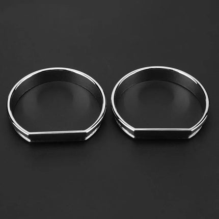 BMW E46 Dashboard Dial Rings Trim Set - Wnkrs